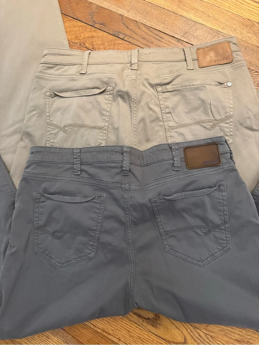 Mavi Men’s Chinos in Light Khaki and Slate